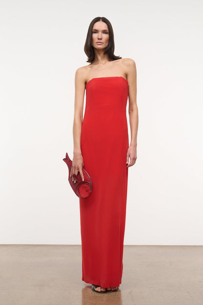 STAUD | Pesce Beaded Clutch Red Multi