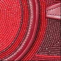STAUD | Pesce Beaded Clutch Red Multi