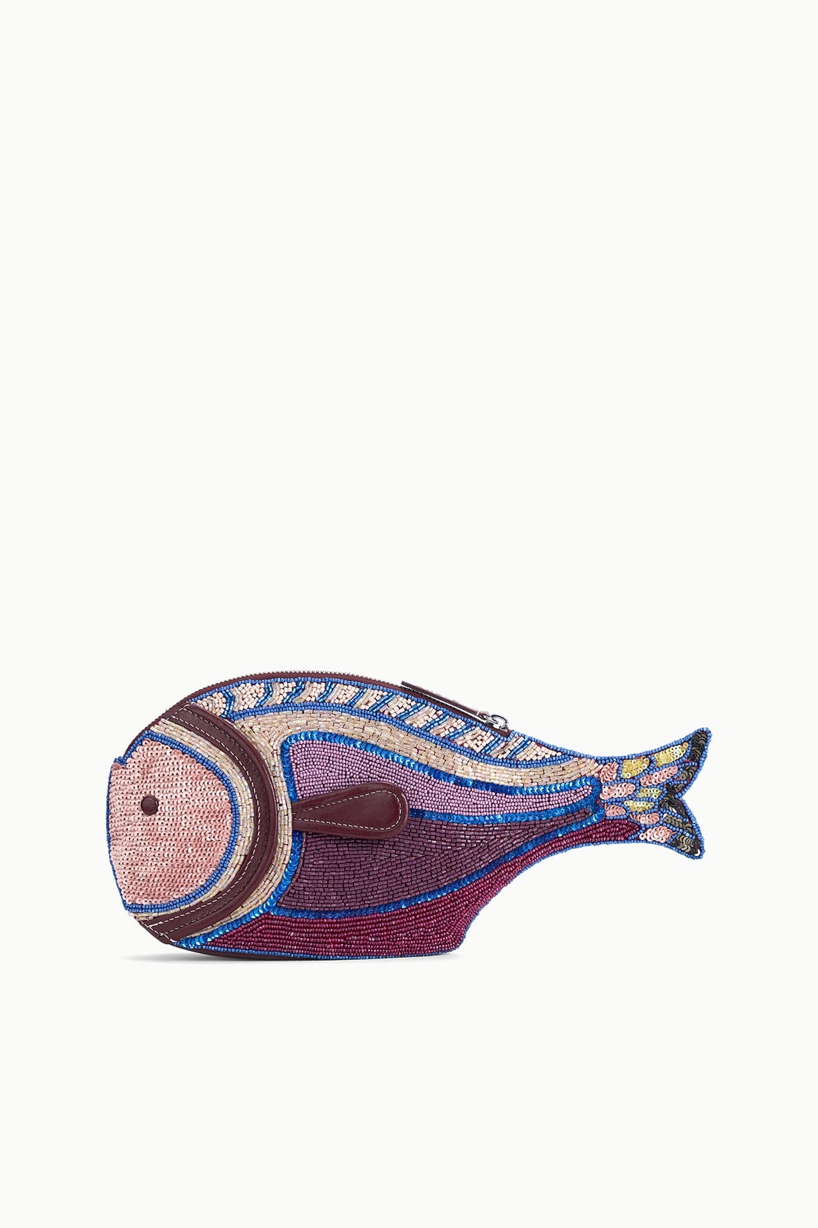 STAUD | Pesce Beaded Clutch Ultraviolet