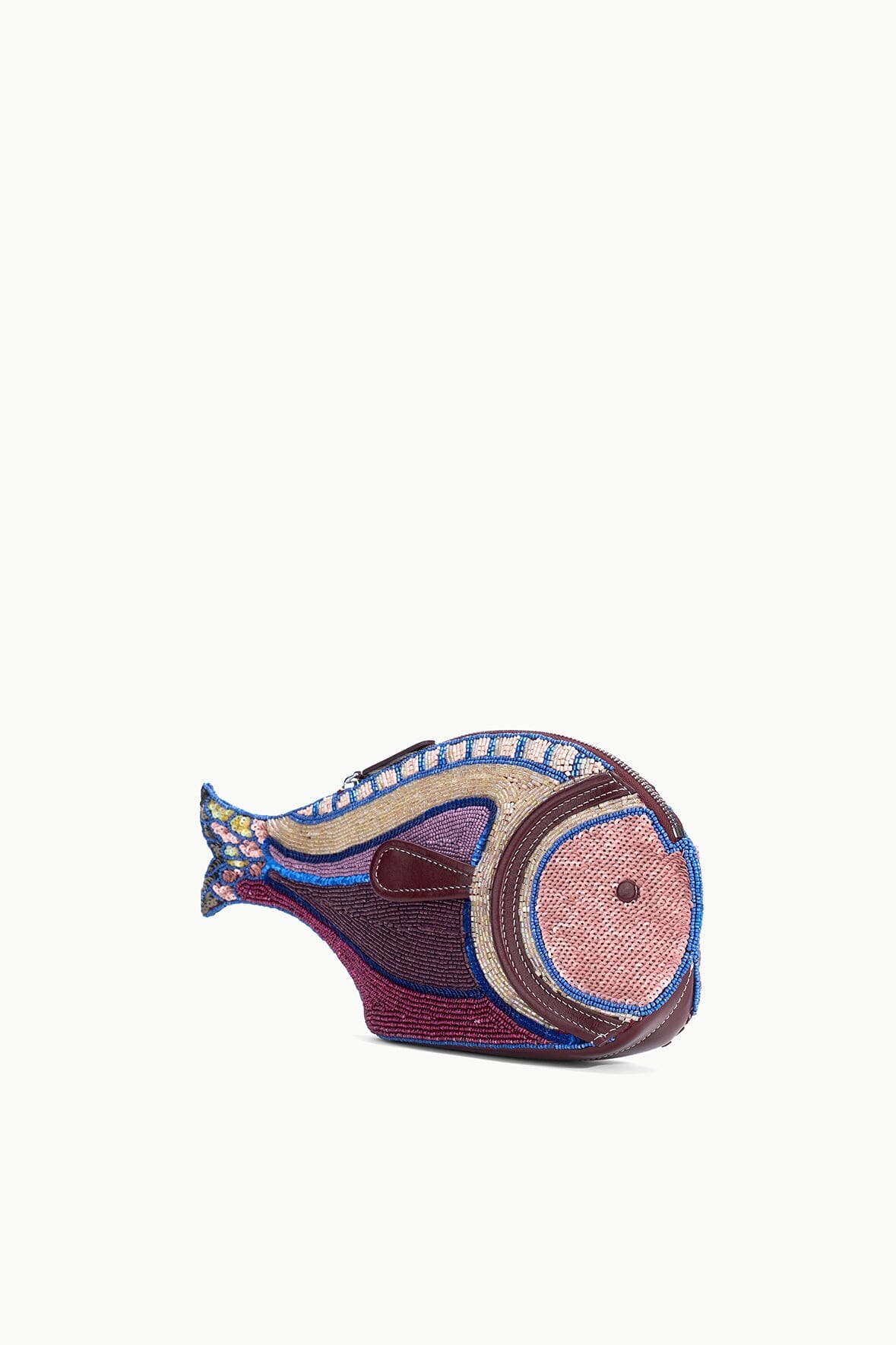 STAUD | Pesce Beaded Clutch Ultraviolet