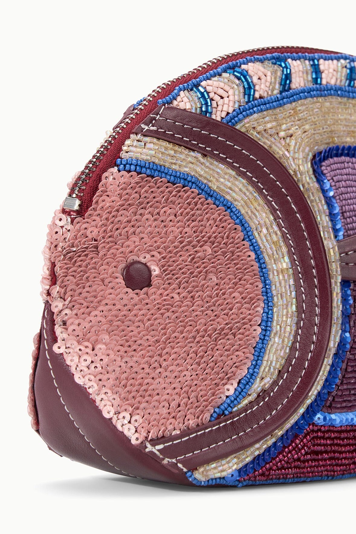STAUD | Pesce Beaded Clutch Ultraviolet