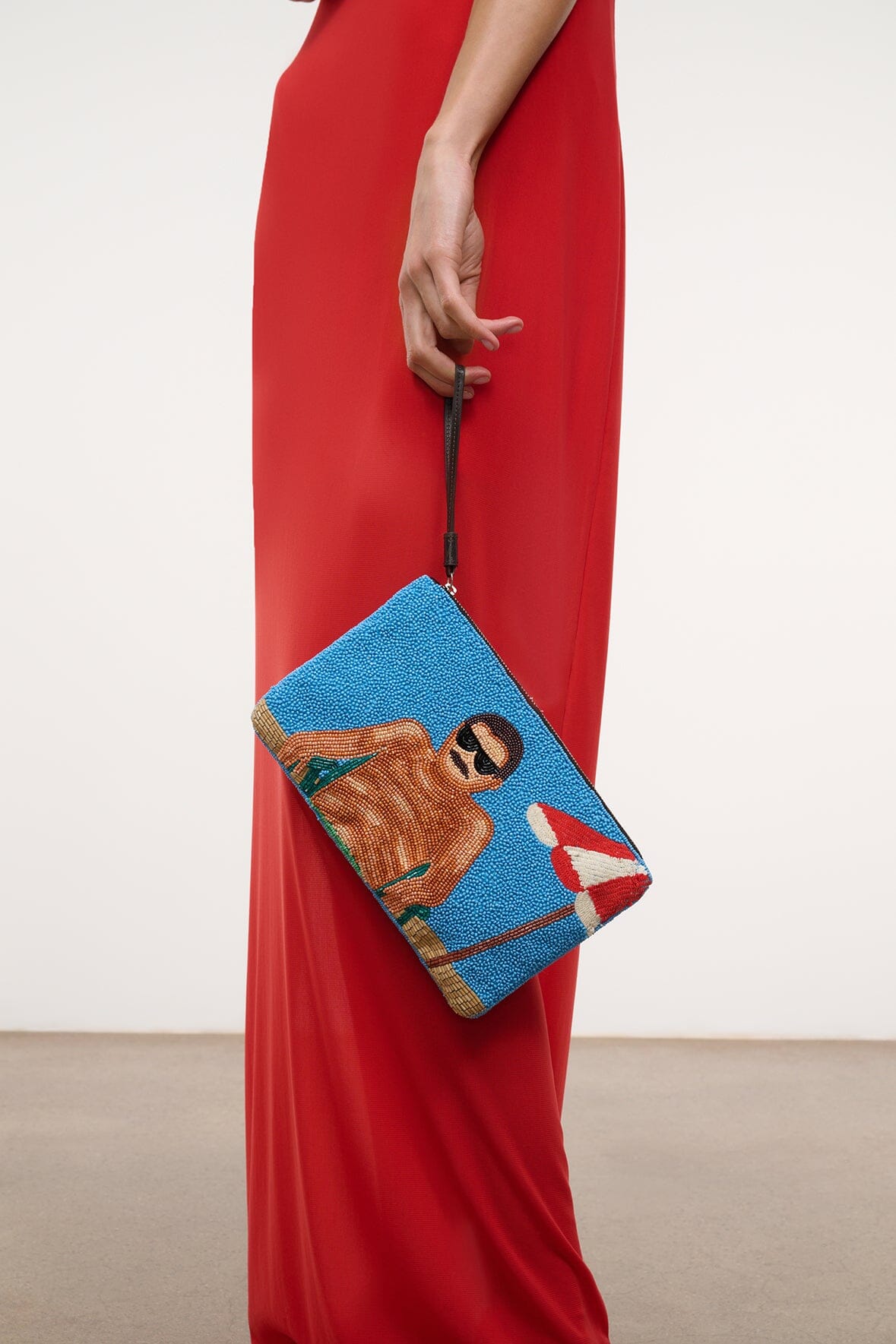 STAUD | Tommy Beaded Large Pouch Sundaze