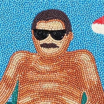 STAUD | Tommy Beaded Large Pouch Sundaze