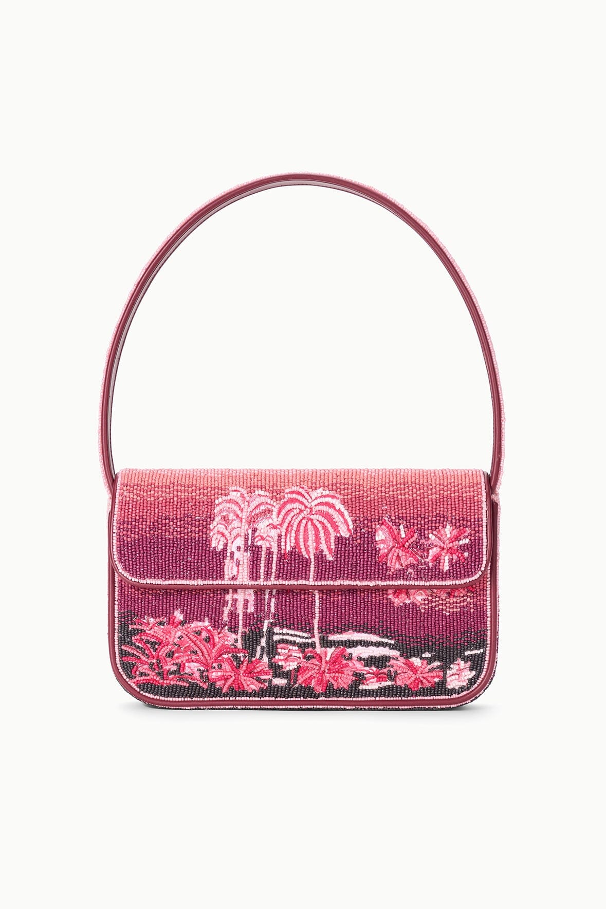 STAUD | Tommy Beaded Bag California Clouds