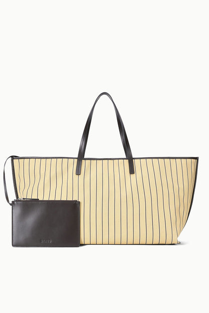 STAUD | Christos Large Tote Monday Stripe