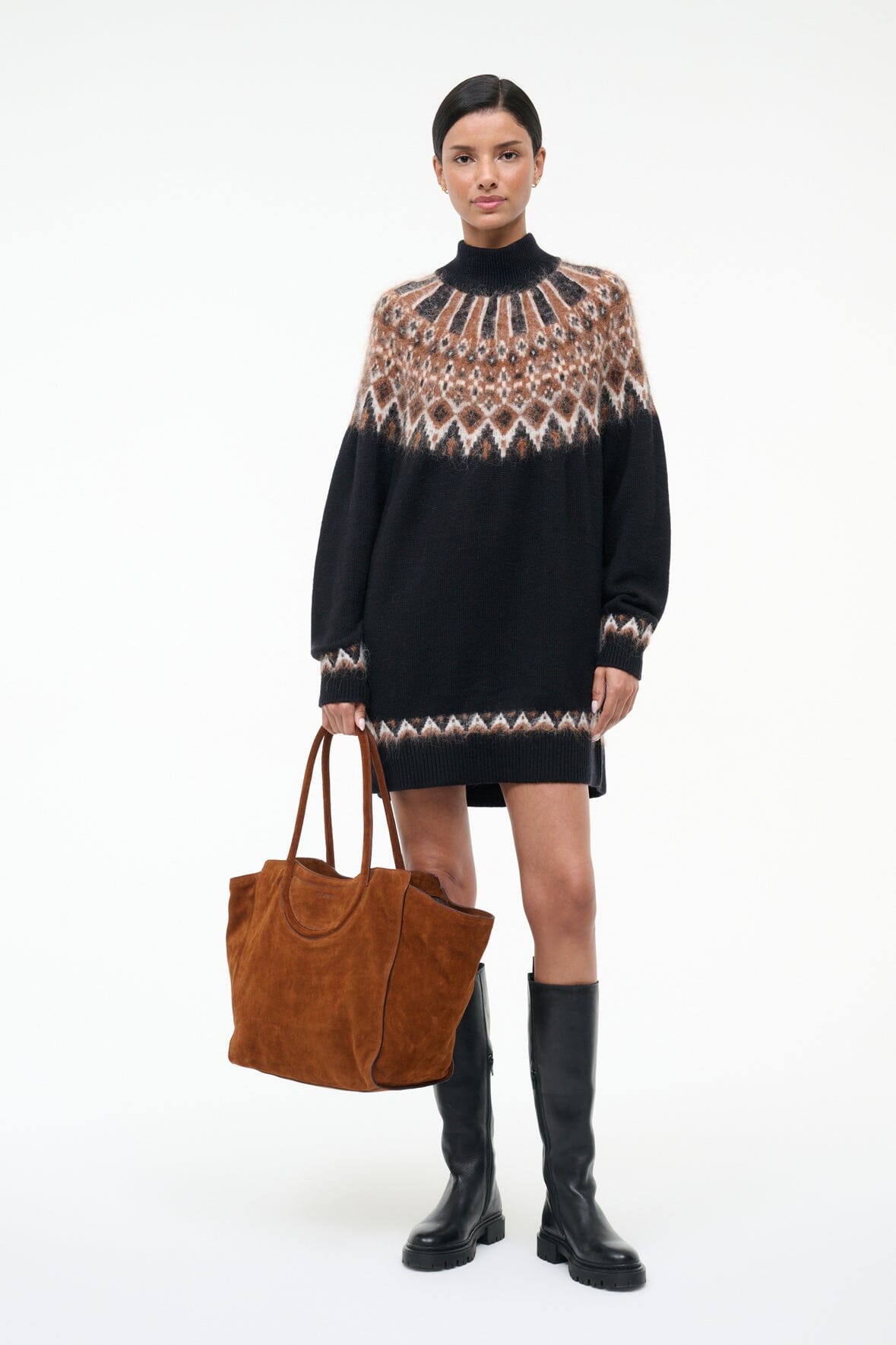 STAUD | Maude Tote Bag Tabac Suede