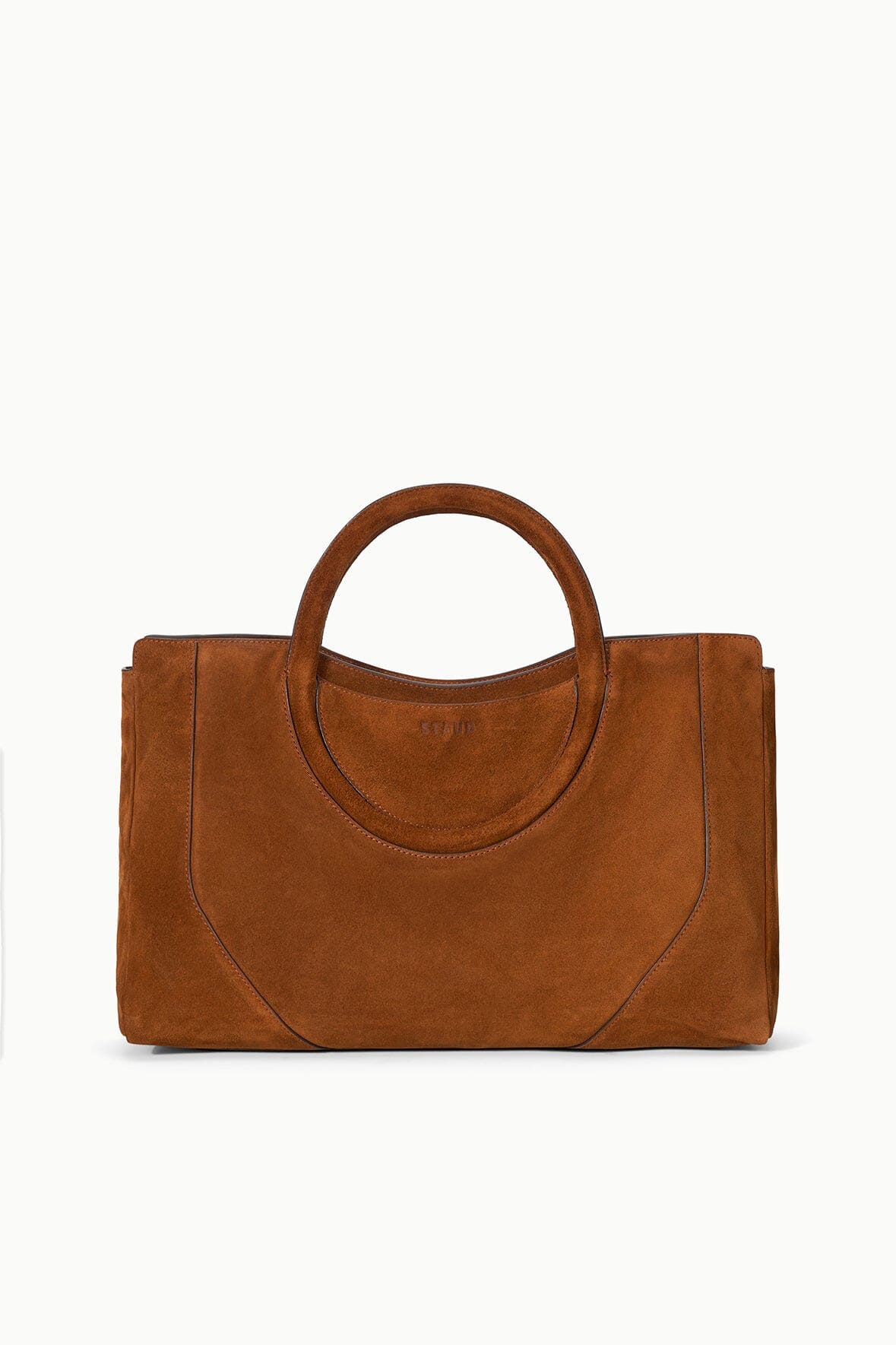 STAUD | Maude Satchel Tabac Suede