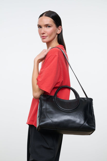 STAUD | Maude Satchel Black