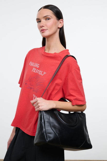 STAUD | Maude Satchel Black