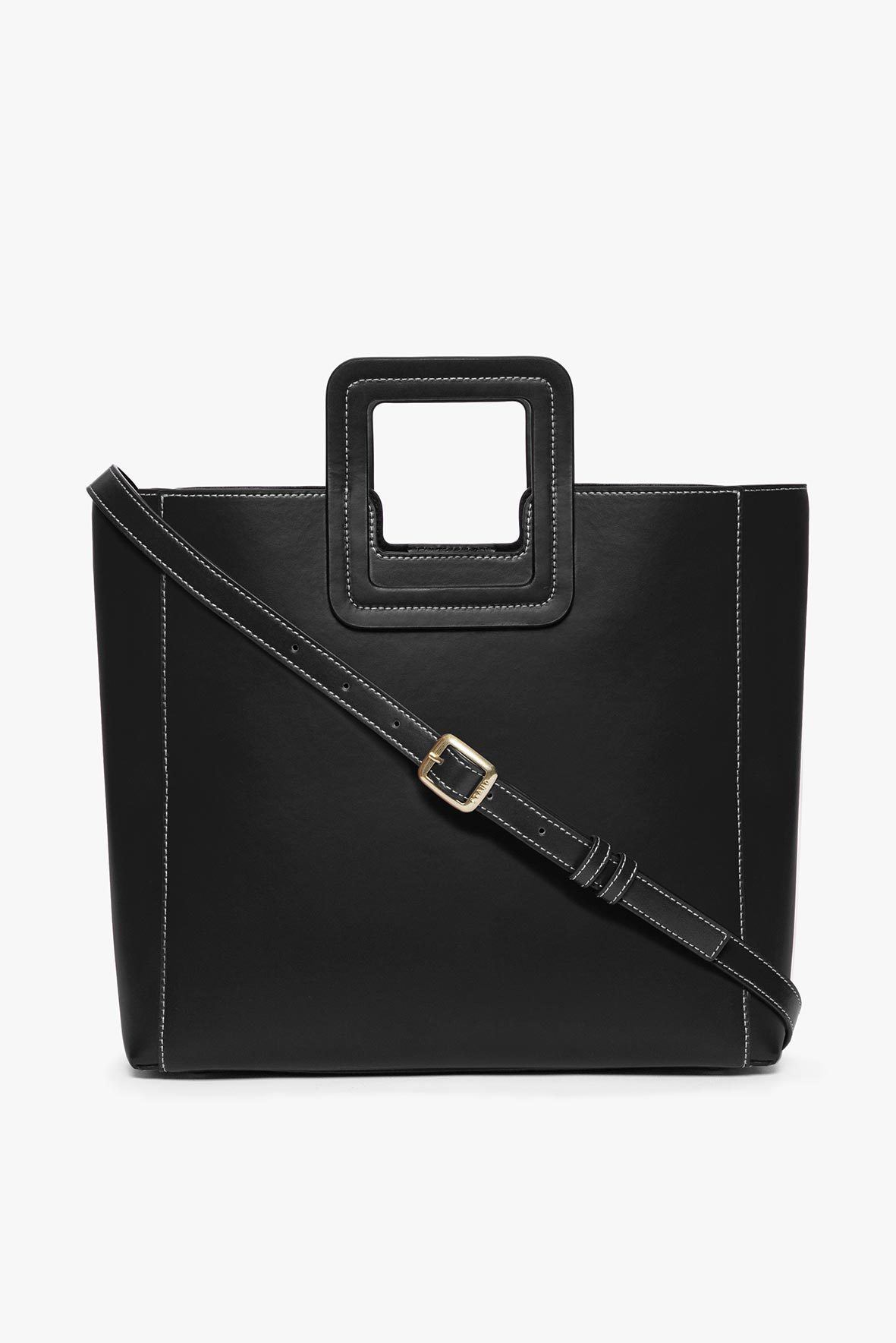 STAUD | Shirley Leather Bag - Black