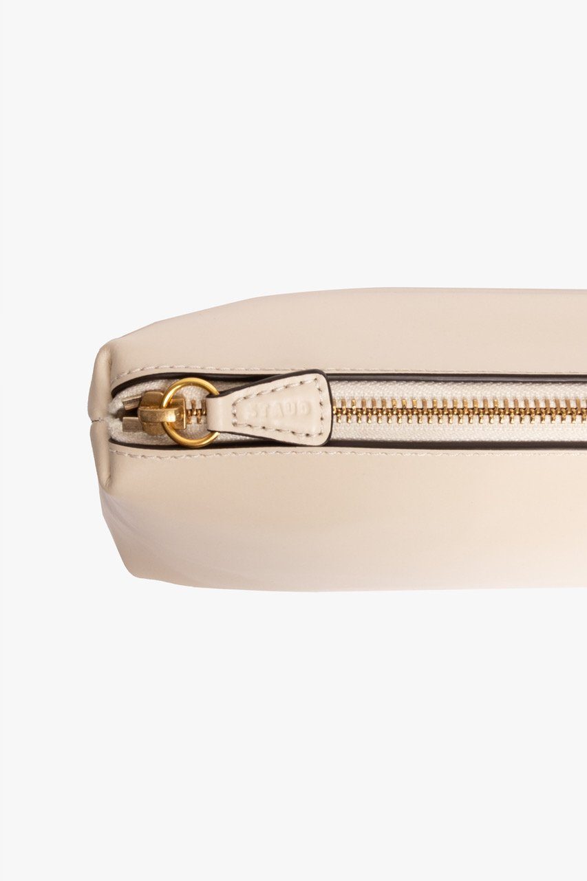 STAUD | Shirley Leather Tote Bag - Cream