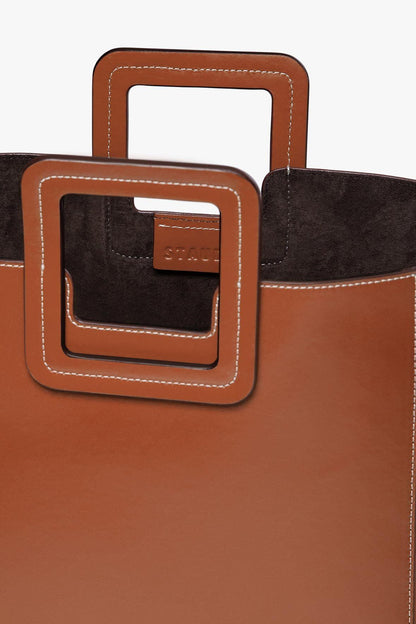 STAUD | Shirley Leather Bag - Saddle