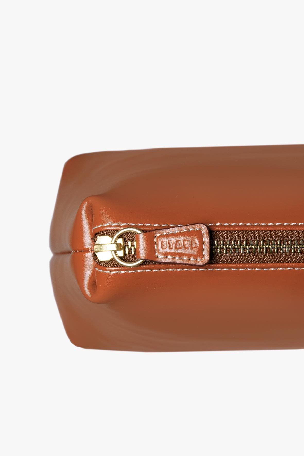 STAUD | Shirley Leather Bag - Saddle