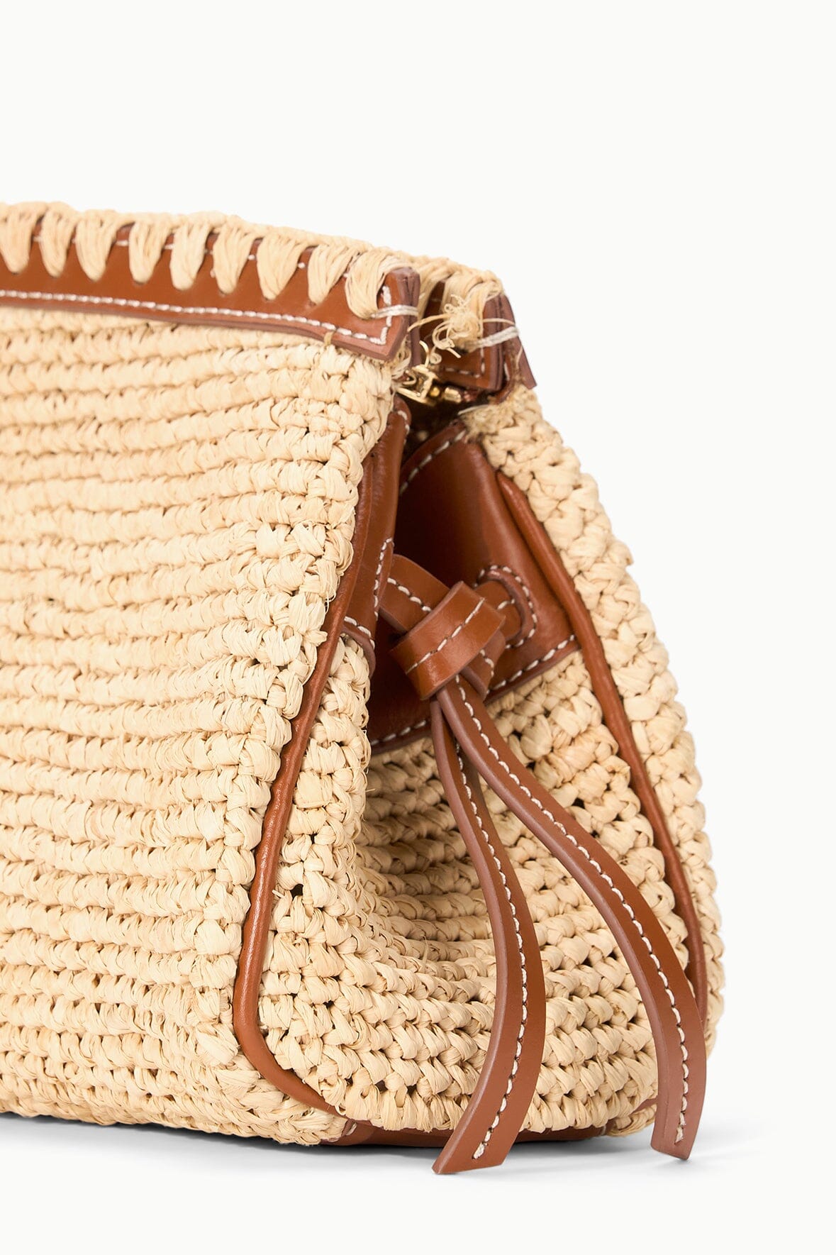 STAUD | Maude Convertible Clutch Natural Tan