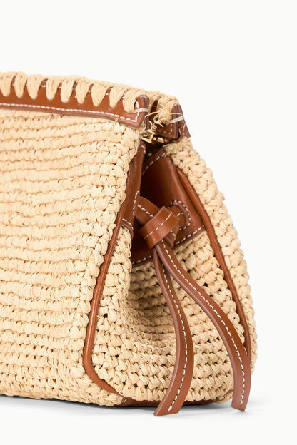STAUD | Maude Convertible Clutch Natural Tan