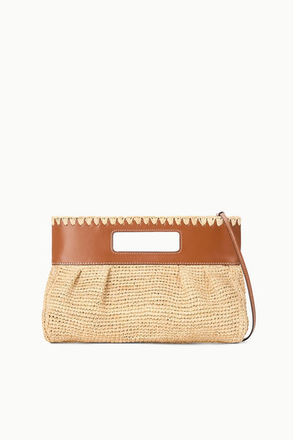 STAUD | Lena Clutch Natural/Tan