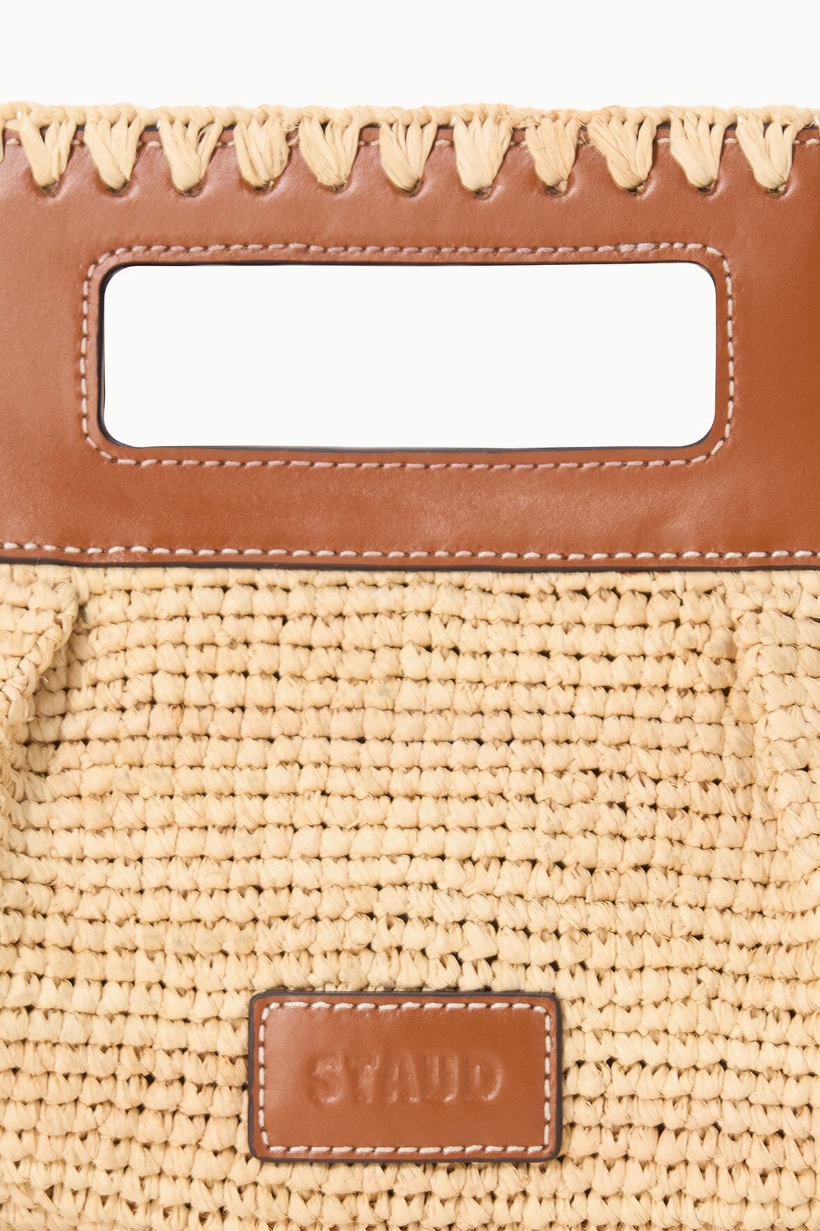 STAUD | Lena Clutch Natural/Tan