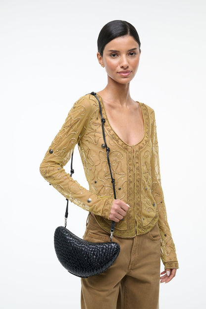 STAUD | Crescent Clutch Black