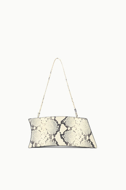 STAUD | Coco Shoulder Bag White Snake