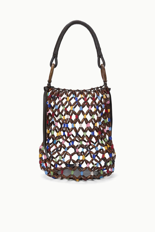 STAUD | Del Mar Bucket Bag Sea Glass Multi