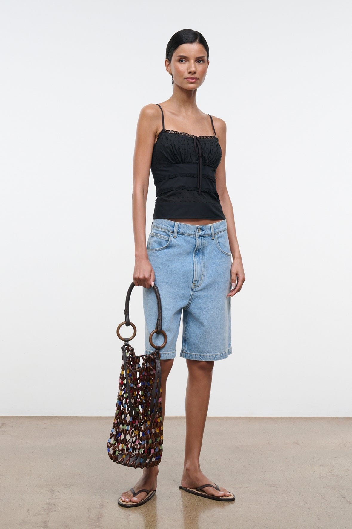 STAUD | Del Mar Bucket Bag Sea Glass Multi