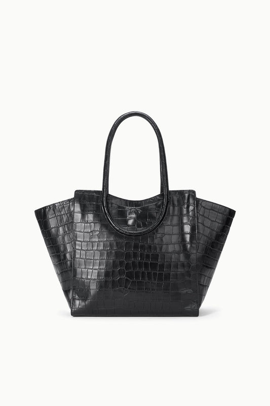 STAUD | Maude Tote Bag Black Croco
