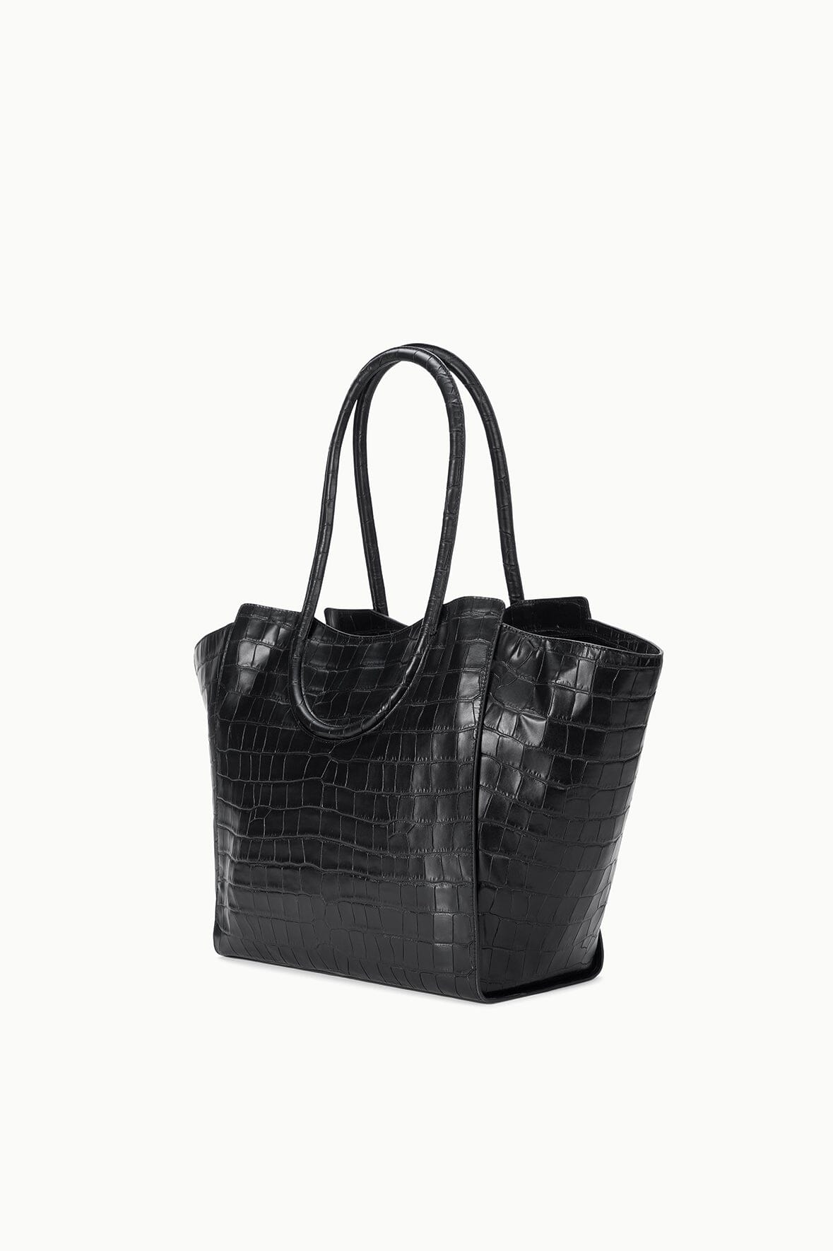 STAUD | Maude Tote Bag Black Croco
