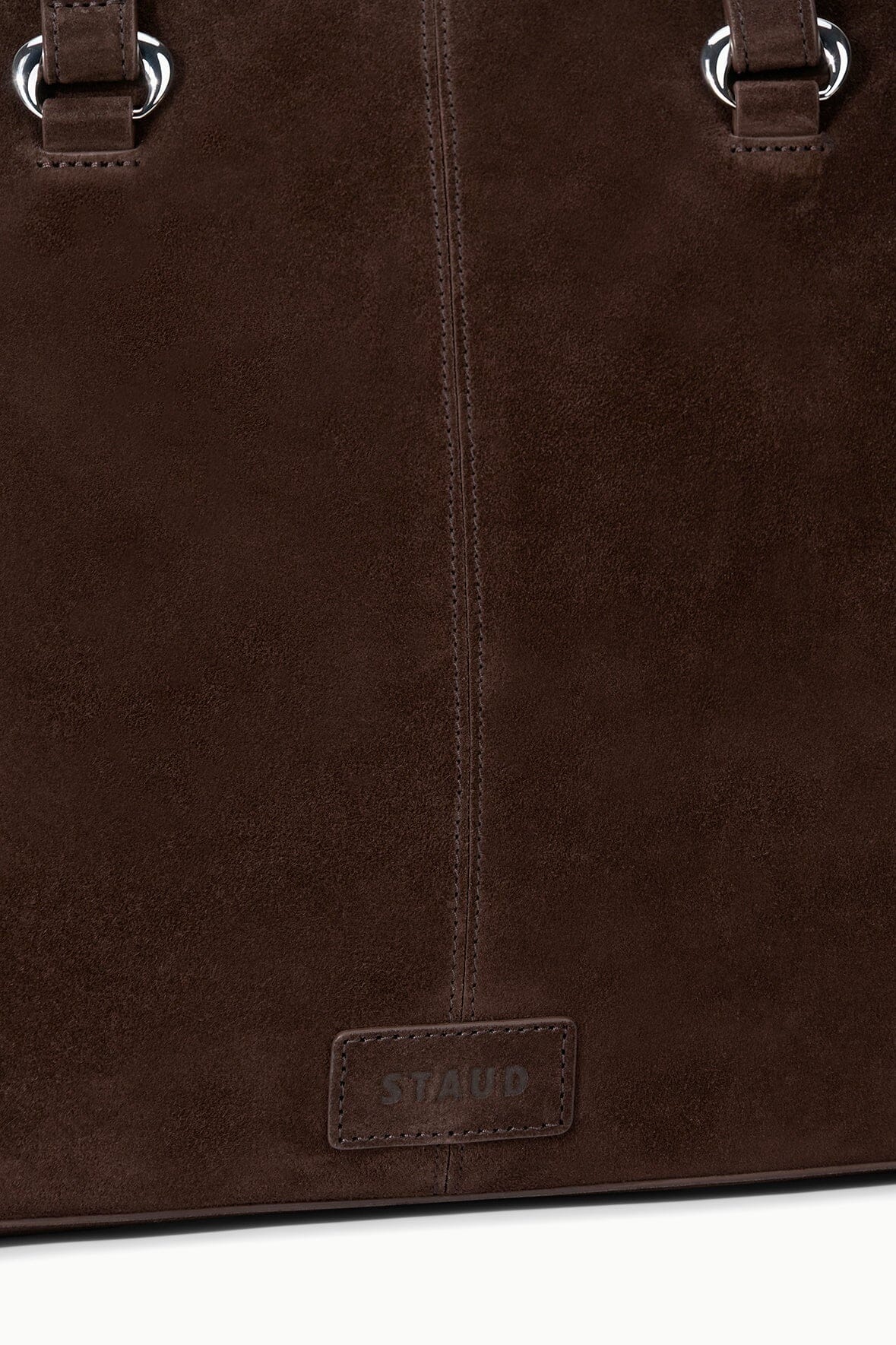 STAUD | Hester Satchel Espresso Suede