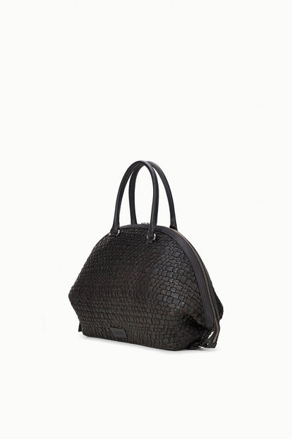 STAUD | Hester Satchel Espresso Woven