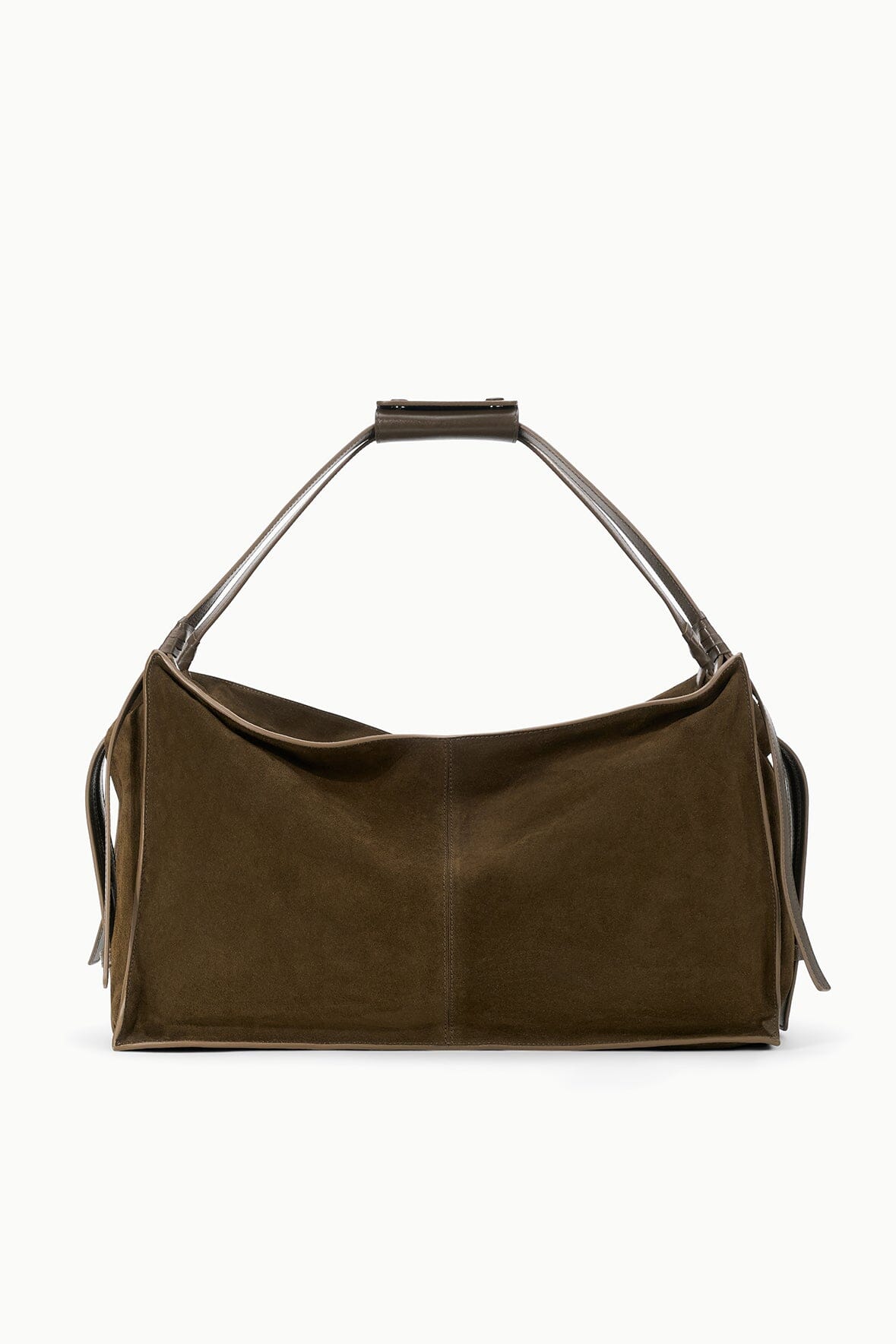 STAUD | Large Harold Bag Truffle Suede