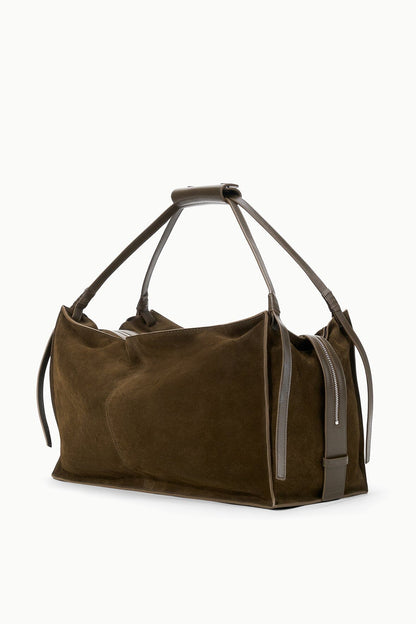 STAUD | Large Harold Bag Truffle Suede