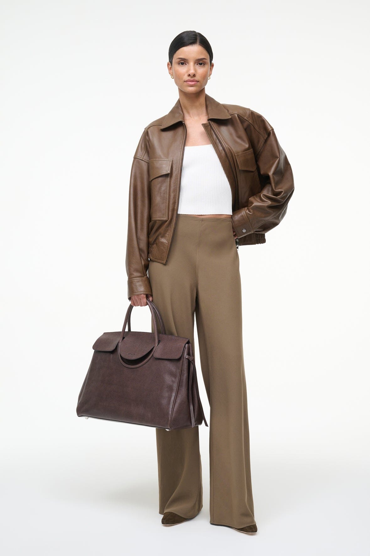 STAUD | Large Maude Carryall Espresso