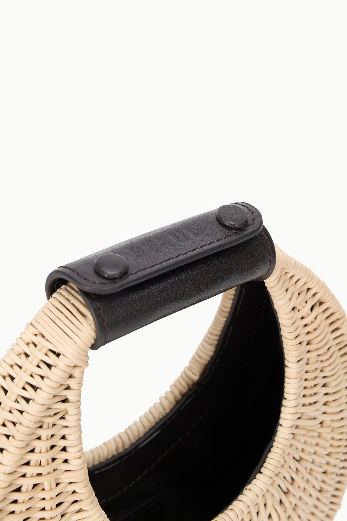 STAUD | Good Night Moon Wicker Bag Natural