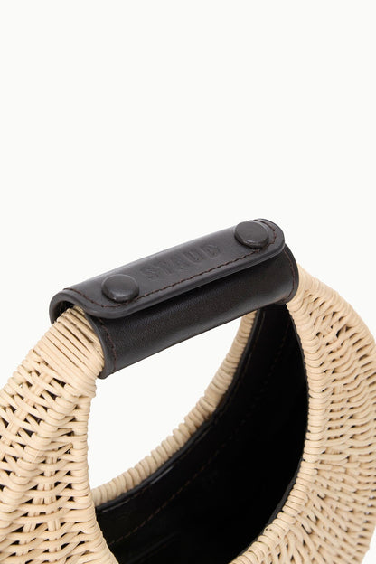 STAUD | Good Night Moon Wicker Bag Natural