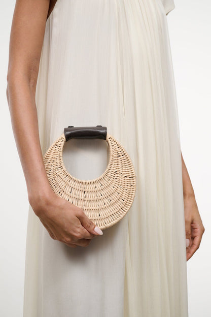STAUD | Good Night Moon Wicker Bag Natural