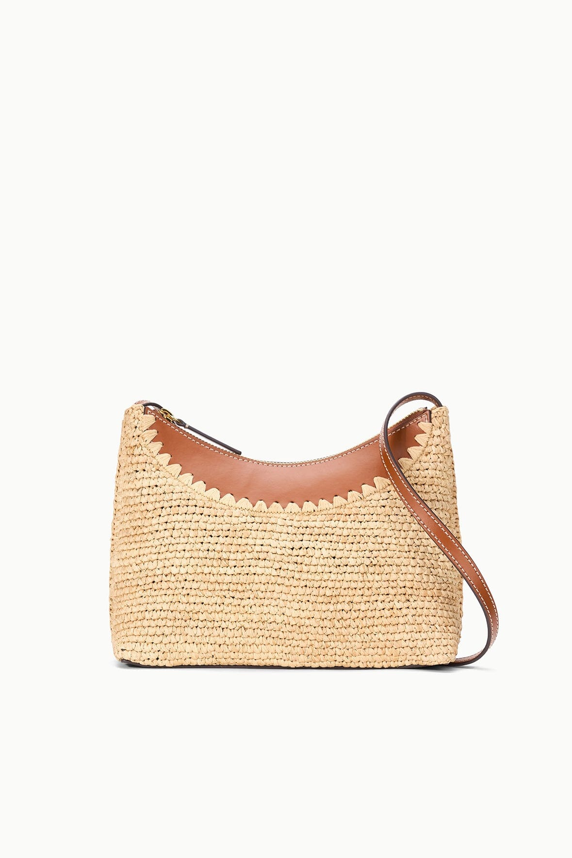 STAUD | Rowey Raffia Bag Natural Tan