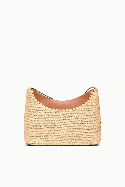 STAUD | Rowey Raffia Bag Natural Tan