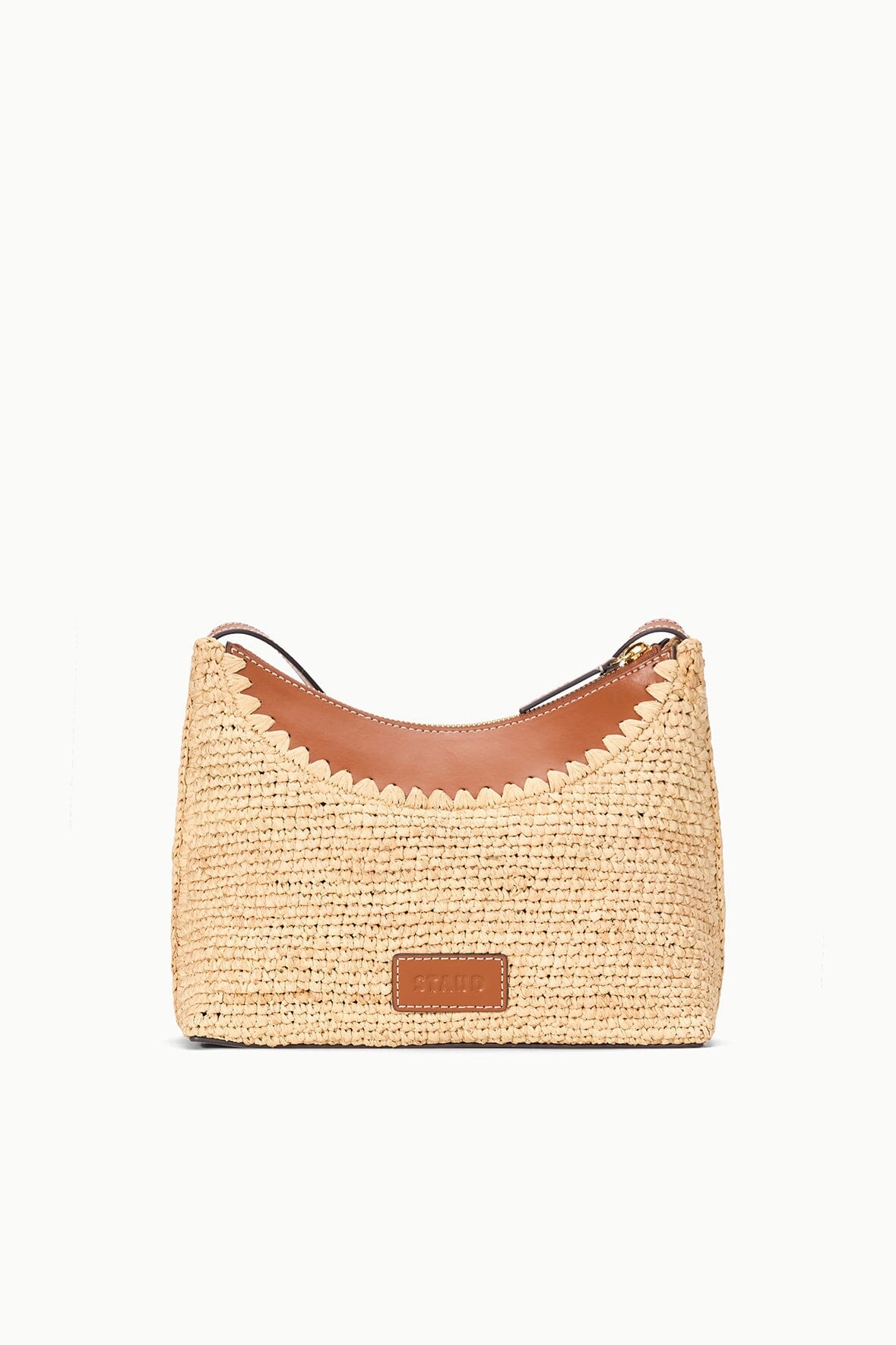 STAUD | Rowey Raffia Bag Natural Tan