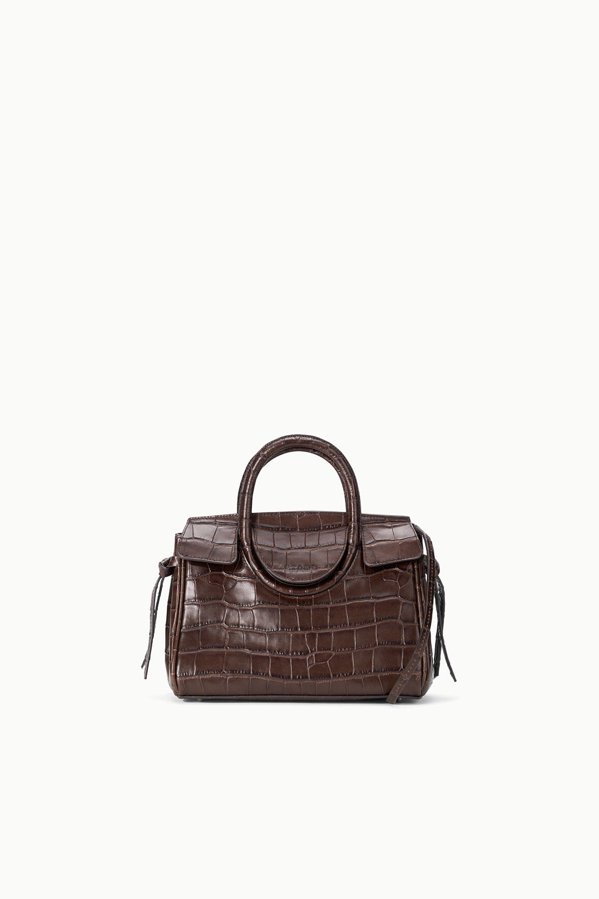 STAUD | Maude Mini Carryall Espresso Croco