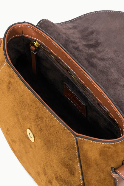 STAUD | Bella Saddle Bag Tan