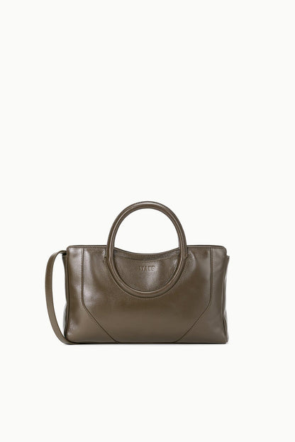 STAUD | Maude Mini Satchel Bag Truffle