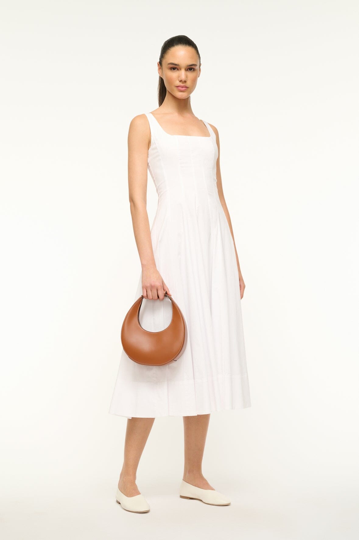 STAUD | Mini Moon Bag - Tan