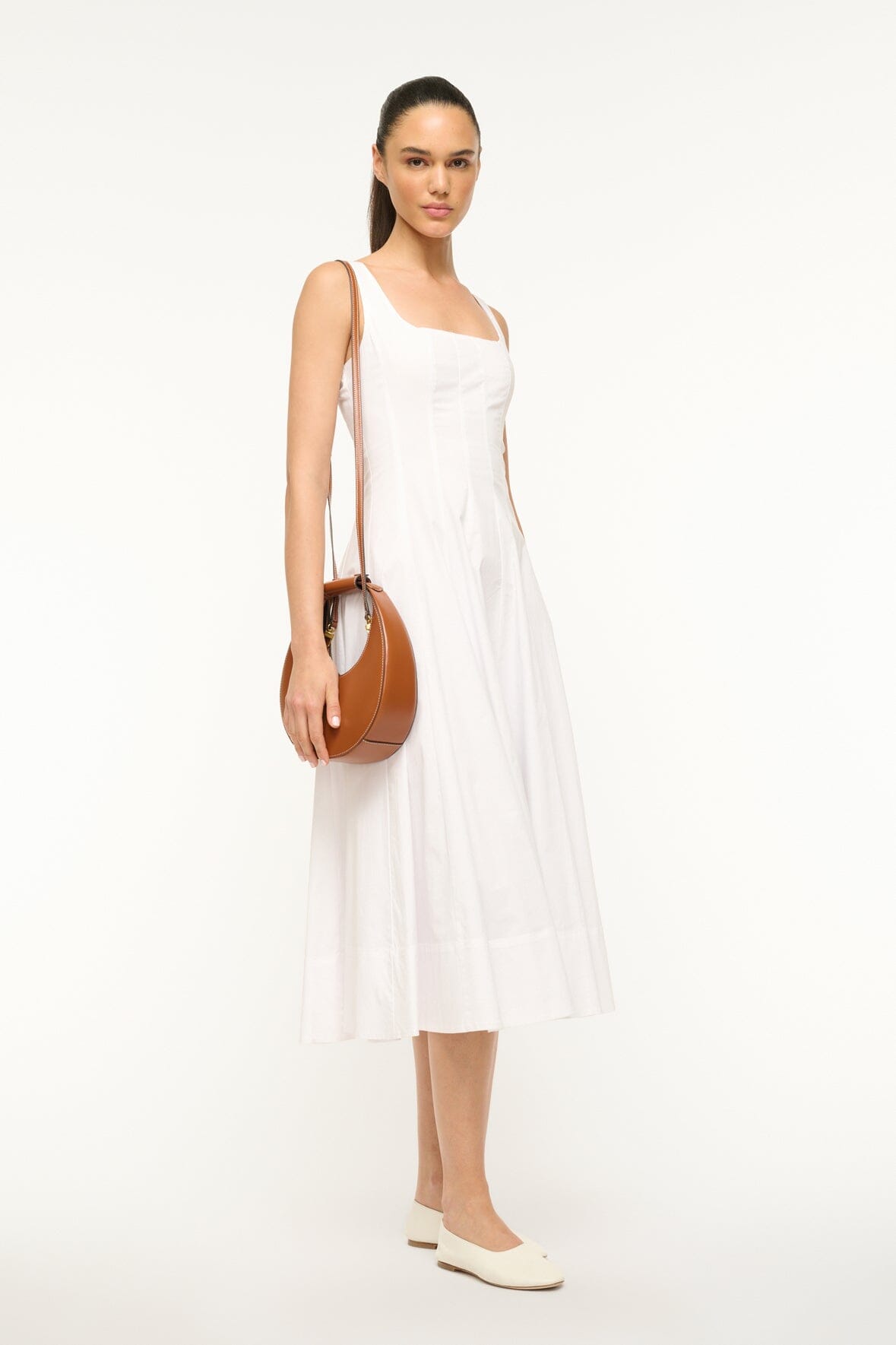 STAUD | Mini Moon Bag - Tan
