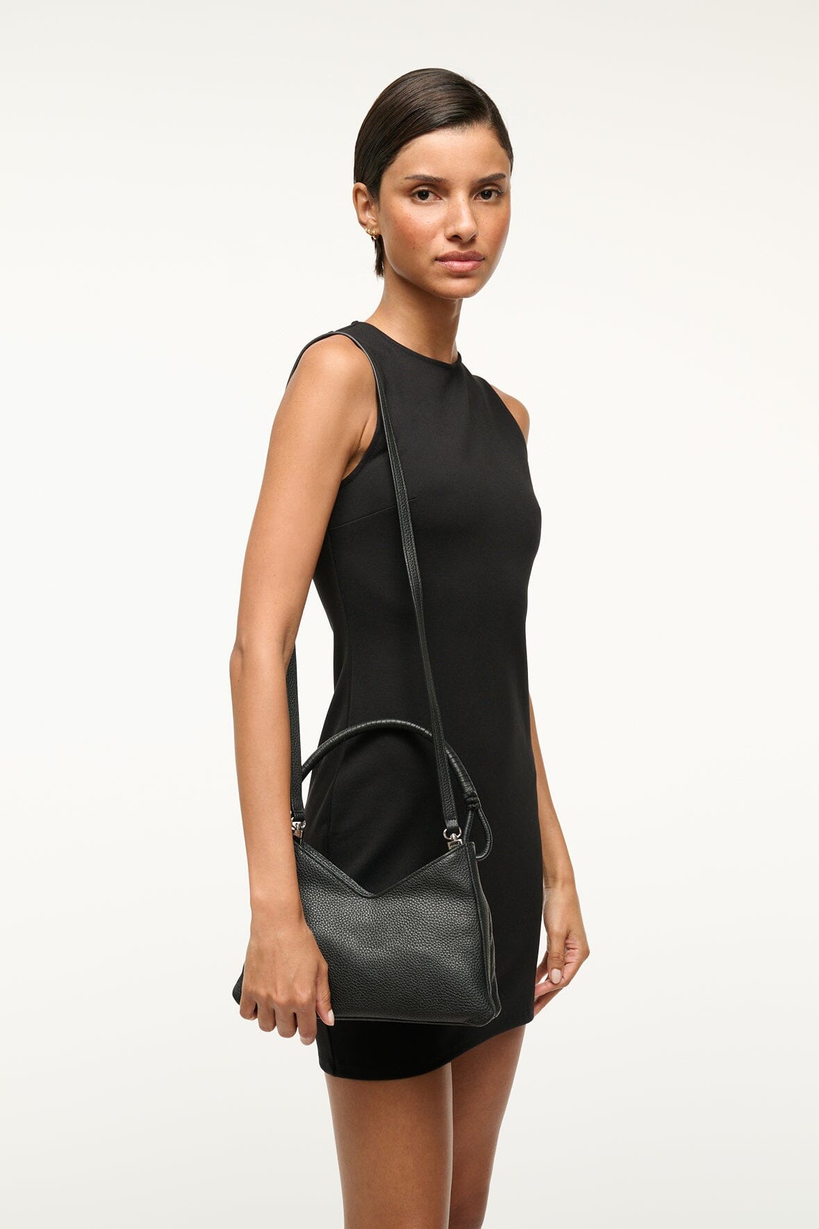 STAUD | Valerie Shoulder Bag Black