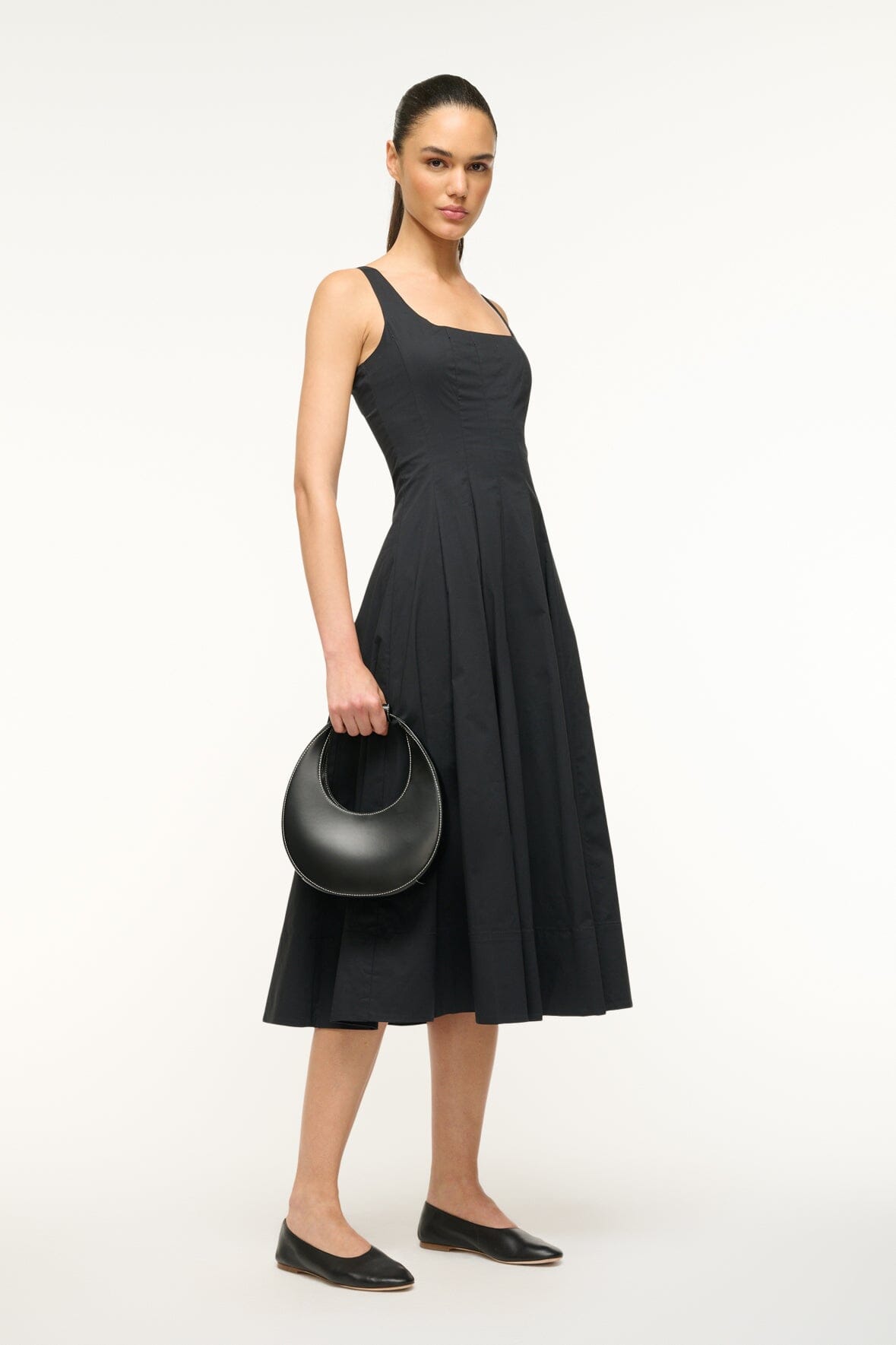 STAUD | Mini Moon Bag - Black