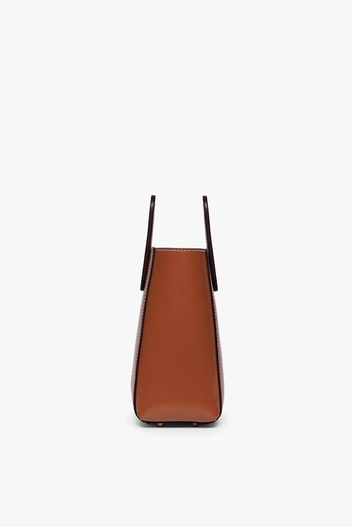 STAUD | Mini Shirley Leather Bag - Saddle