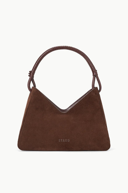STAUD | Valerie Shoulder Bag Mahogany