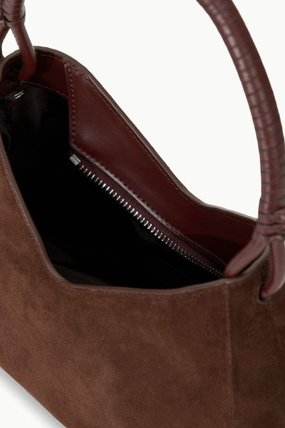 STAUD | Valerie Shoulder Bag Mahogany