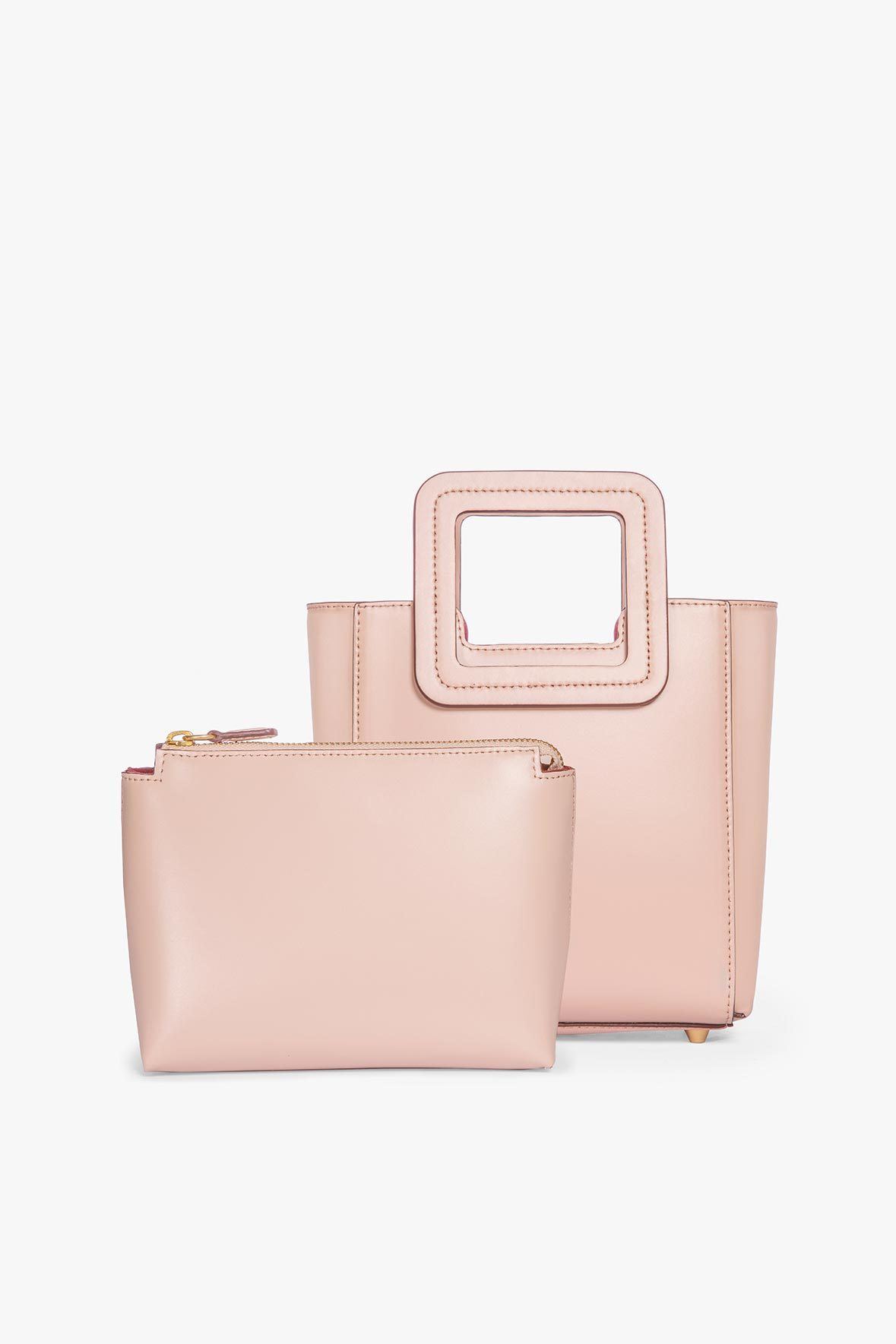 STAUD | Mini Shirley Leather Bag - Blush