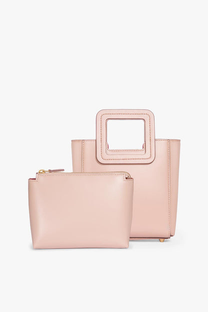 STAUD | Mini Shirley Leather Bag - Blush